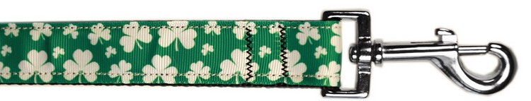 Shamrocks Nylon Pet Leash 1in by 6ft